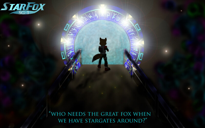 StarFox SG-1 stargate scene