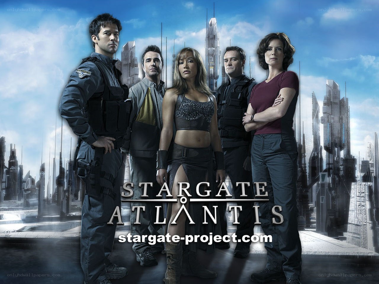 Stargate Atlantis cast poster