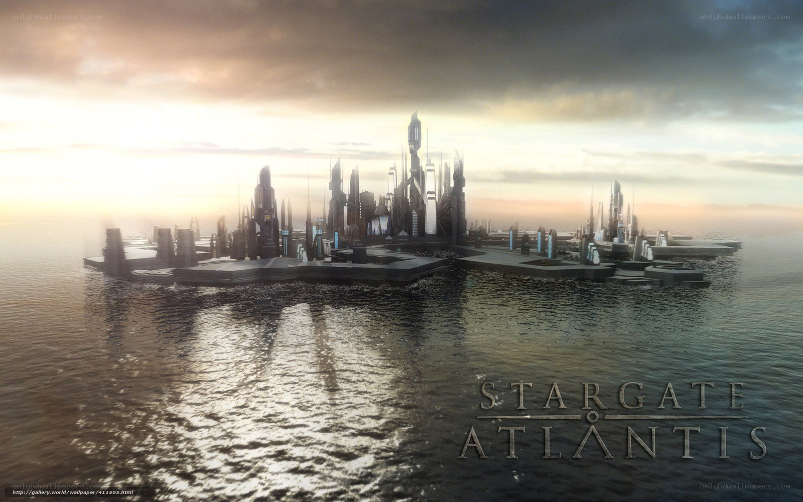 Stargate Atlantis cityscape