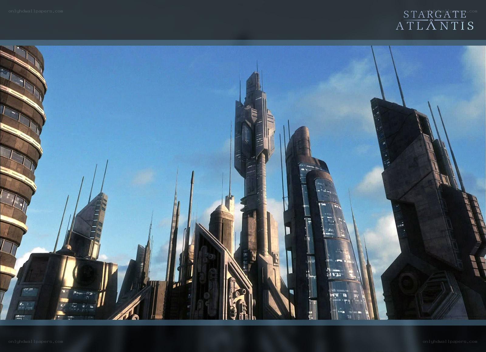 Stargate Atlantis cityscape
