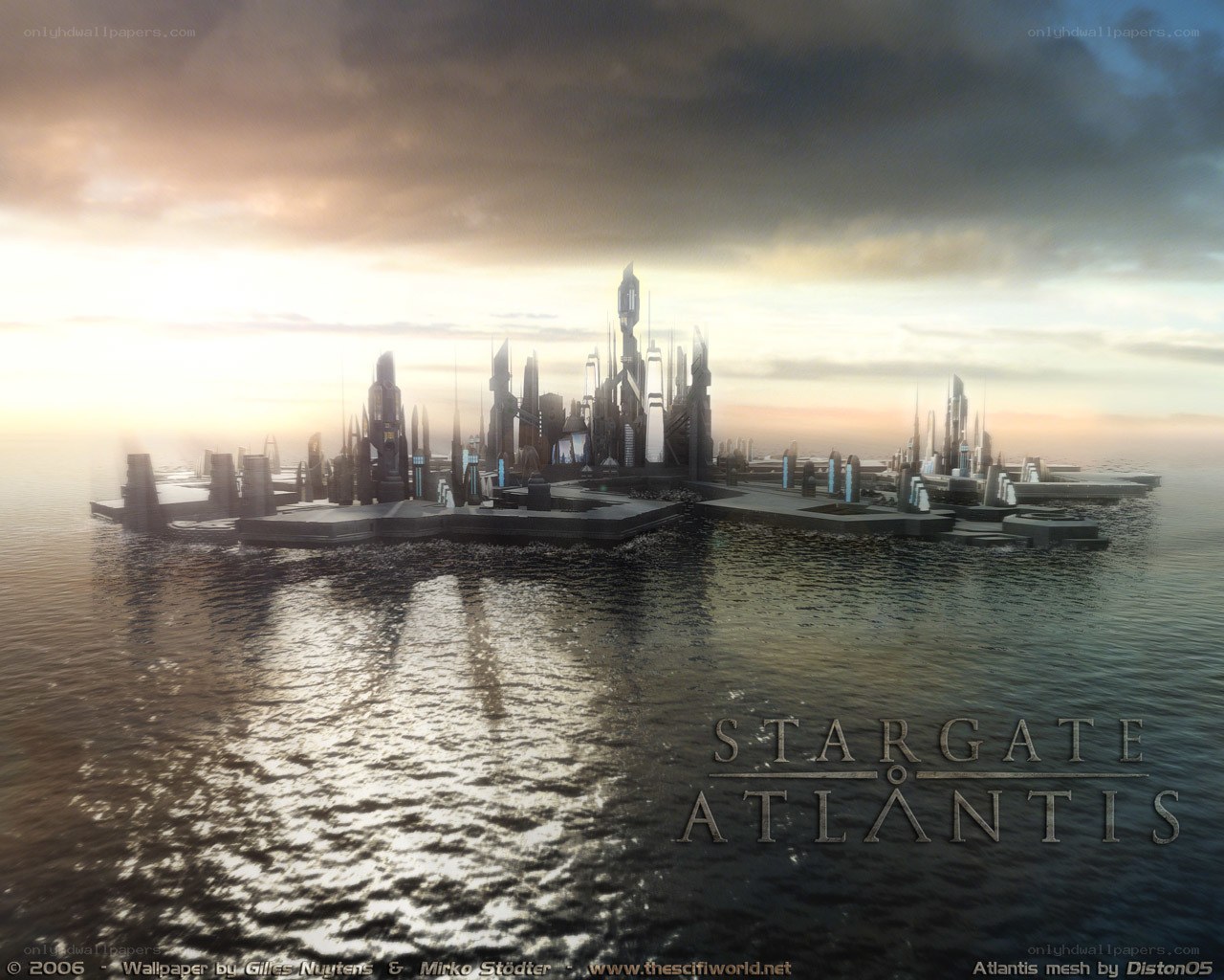 Stargate Atlantis cityscape