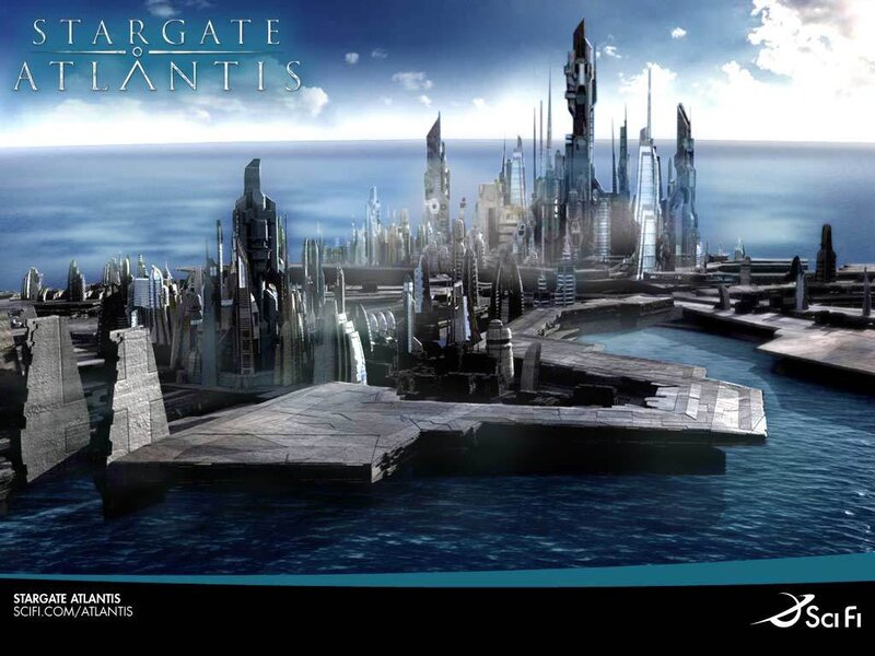 Stargate Atlantis cityscape