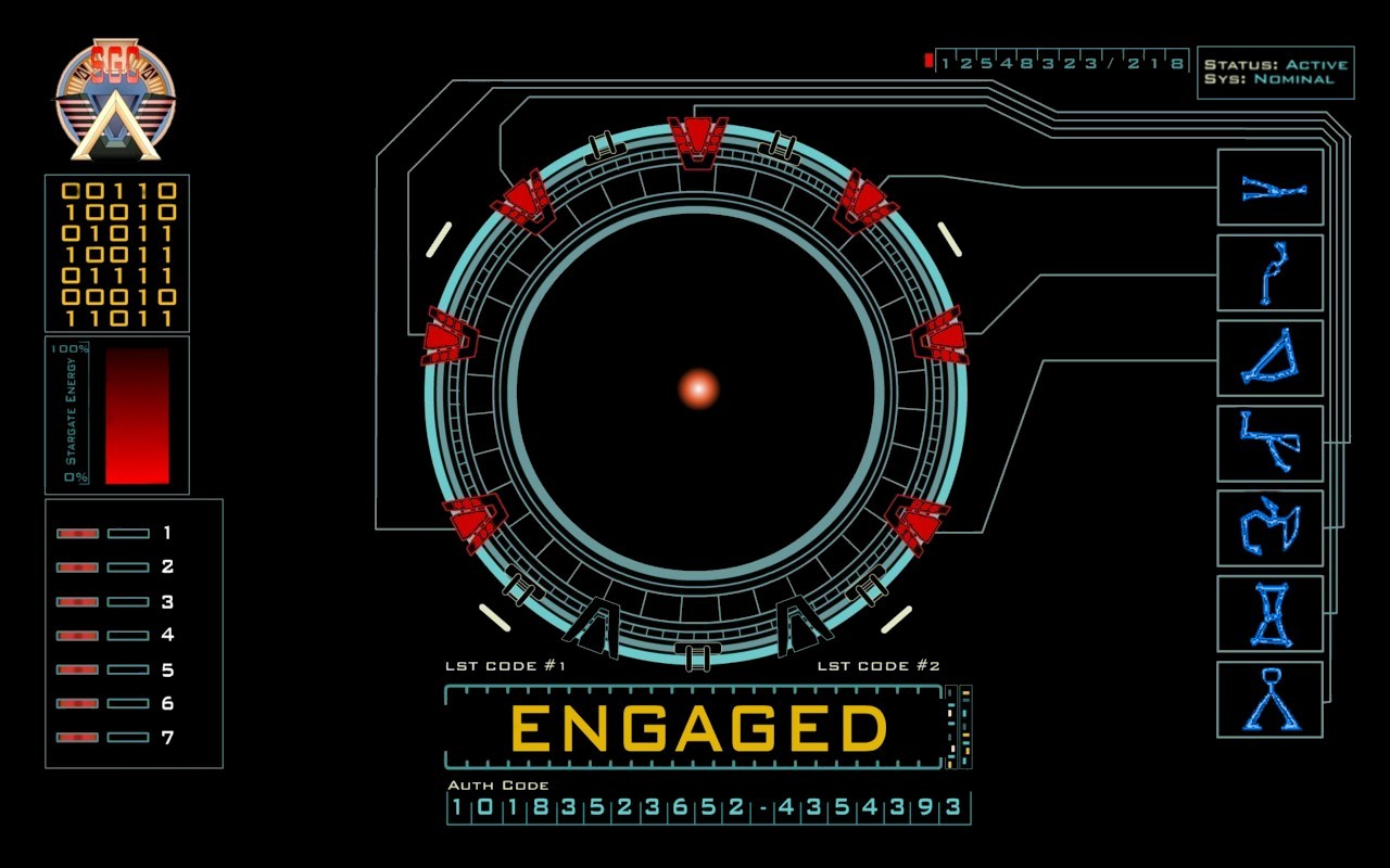 Stargate control interface