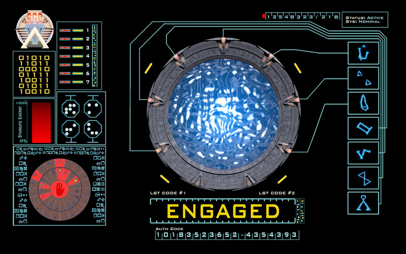 Stargate control panel interface