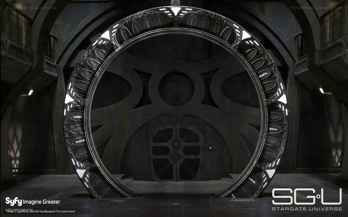 Stargate in a dark chamber