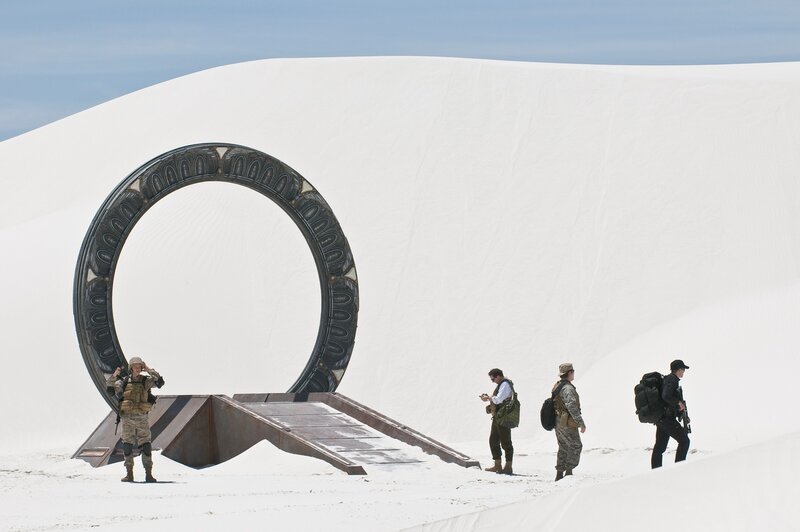 Stargate in a desert