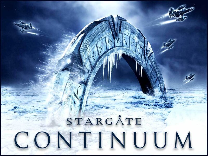 Stargate in Icy Landscape
