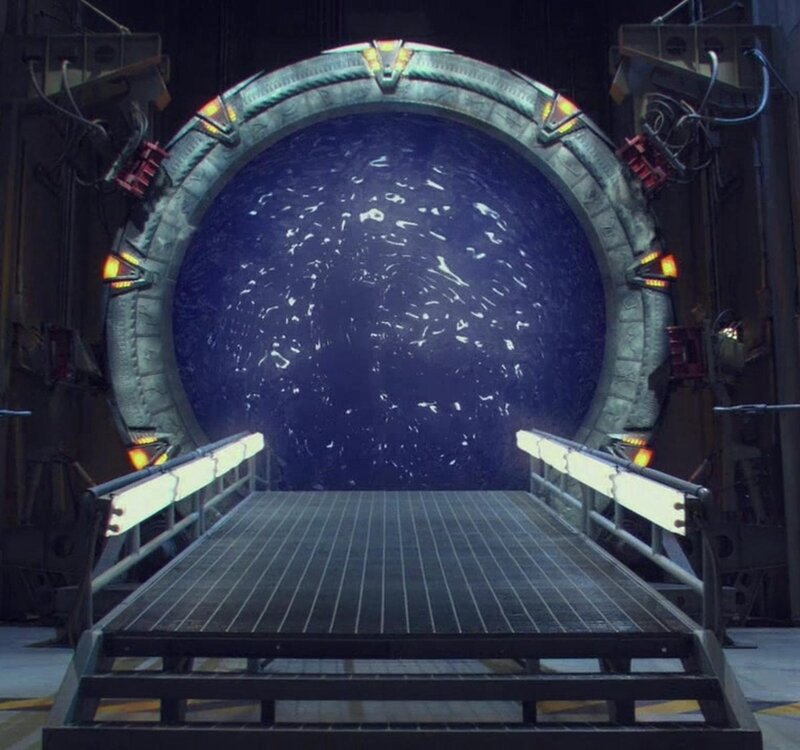 Stargate portal open