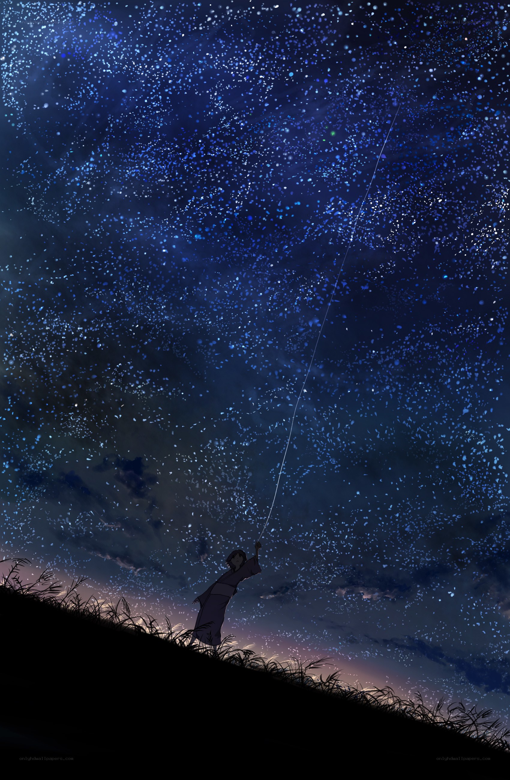 Stargazing on a hill