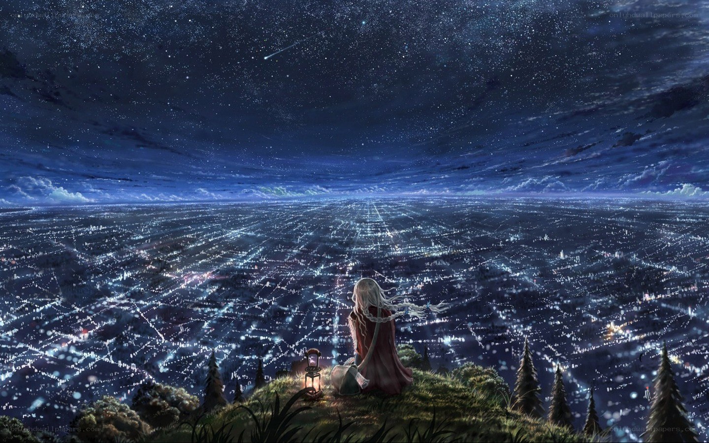 Stargazing over a city
