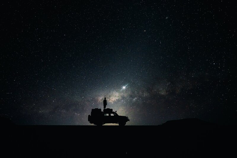 Stargazing under the Milky Way