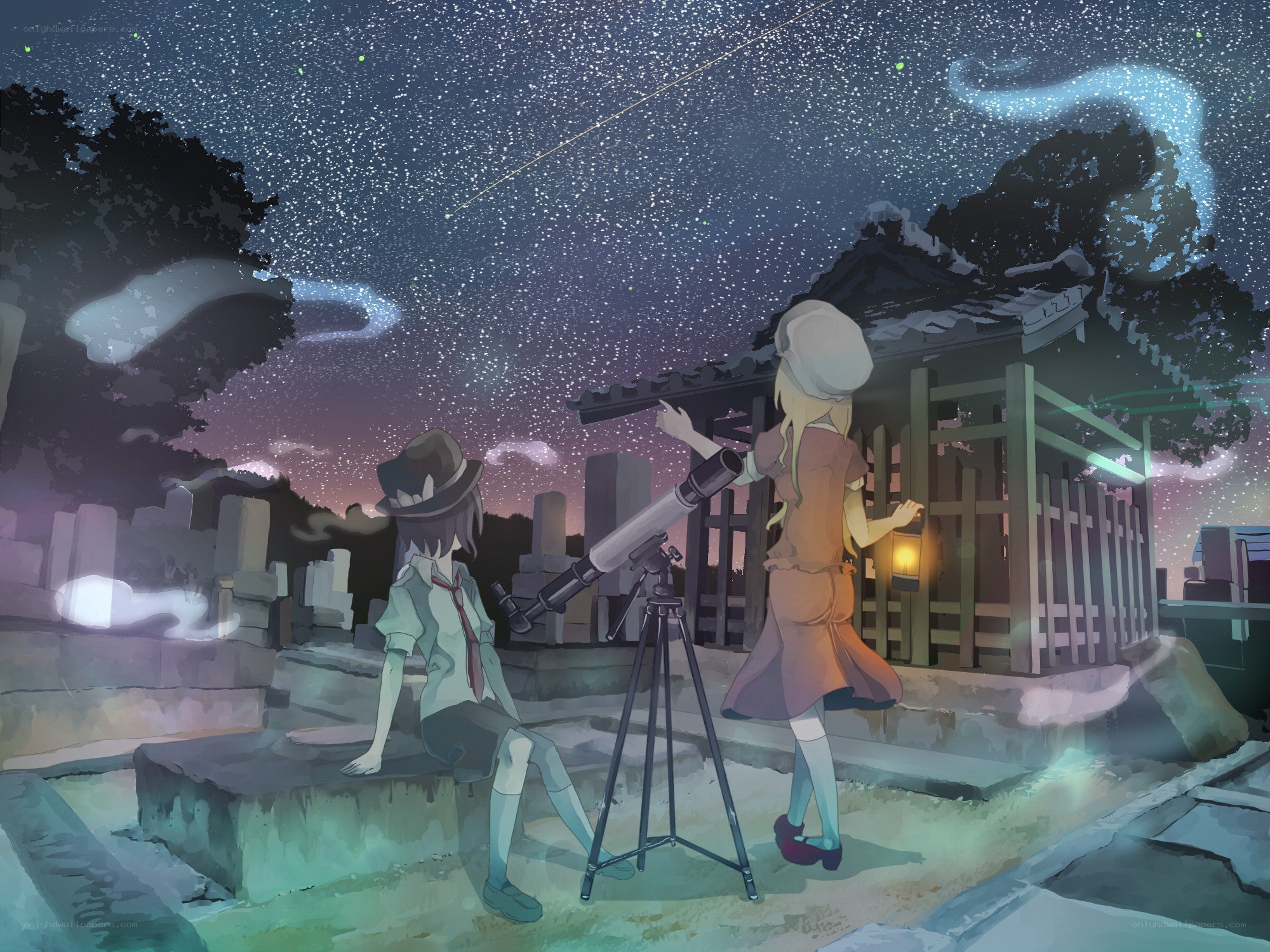 Stargazing with a telescope