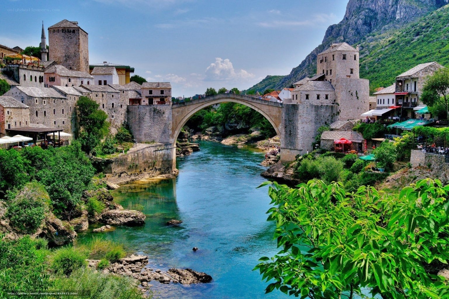 Stari Most bridge in Mostar