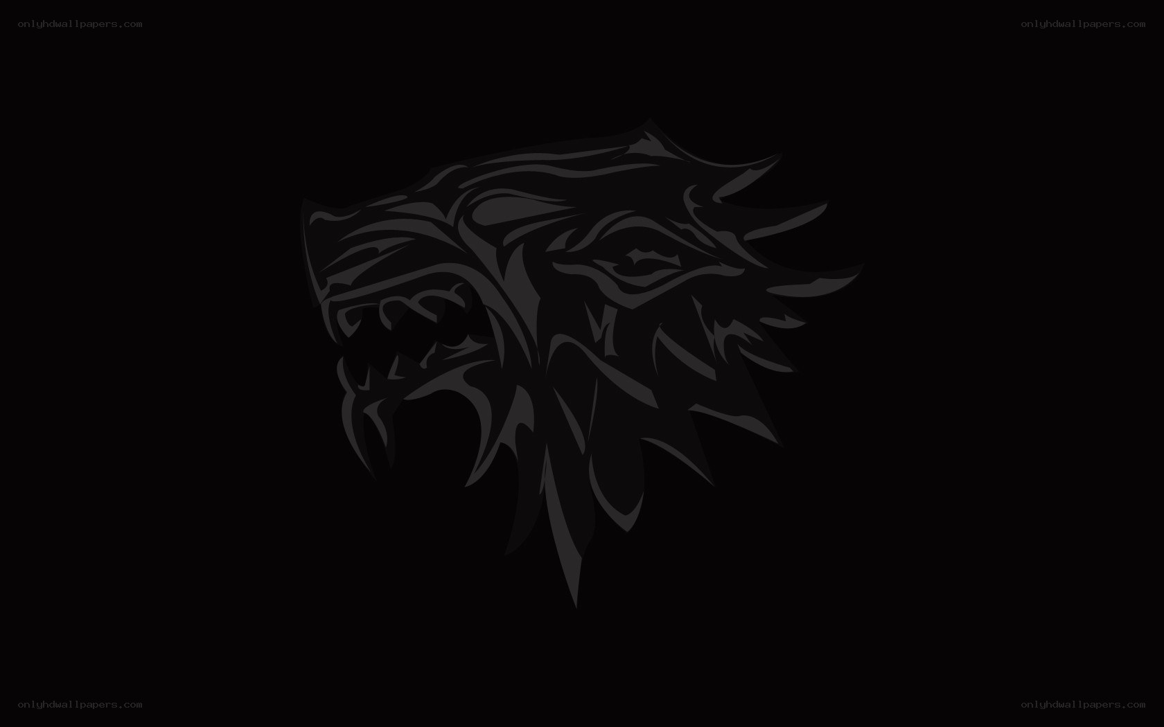 Stark direwolf sigil