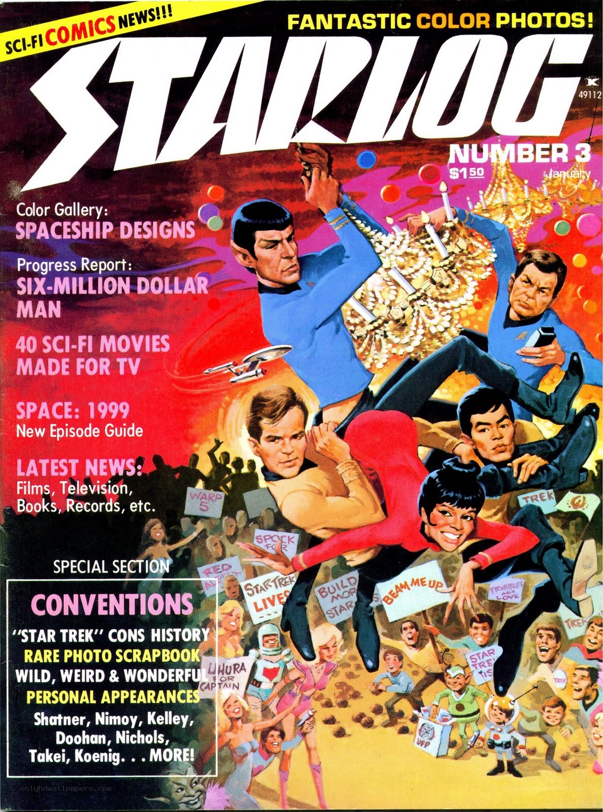 Starlog magazine cover