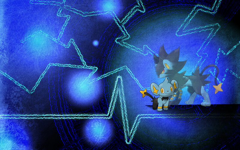 Starly and Staraptor in electric storm