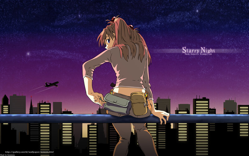 Starry Night in Neon Genesis