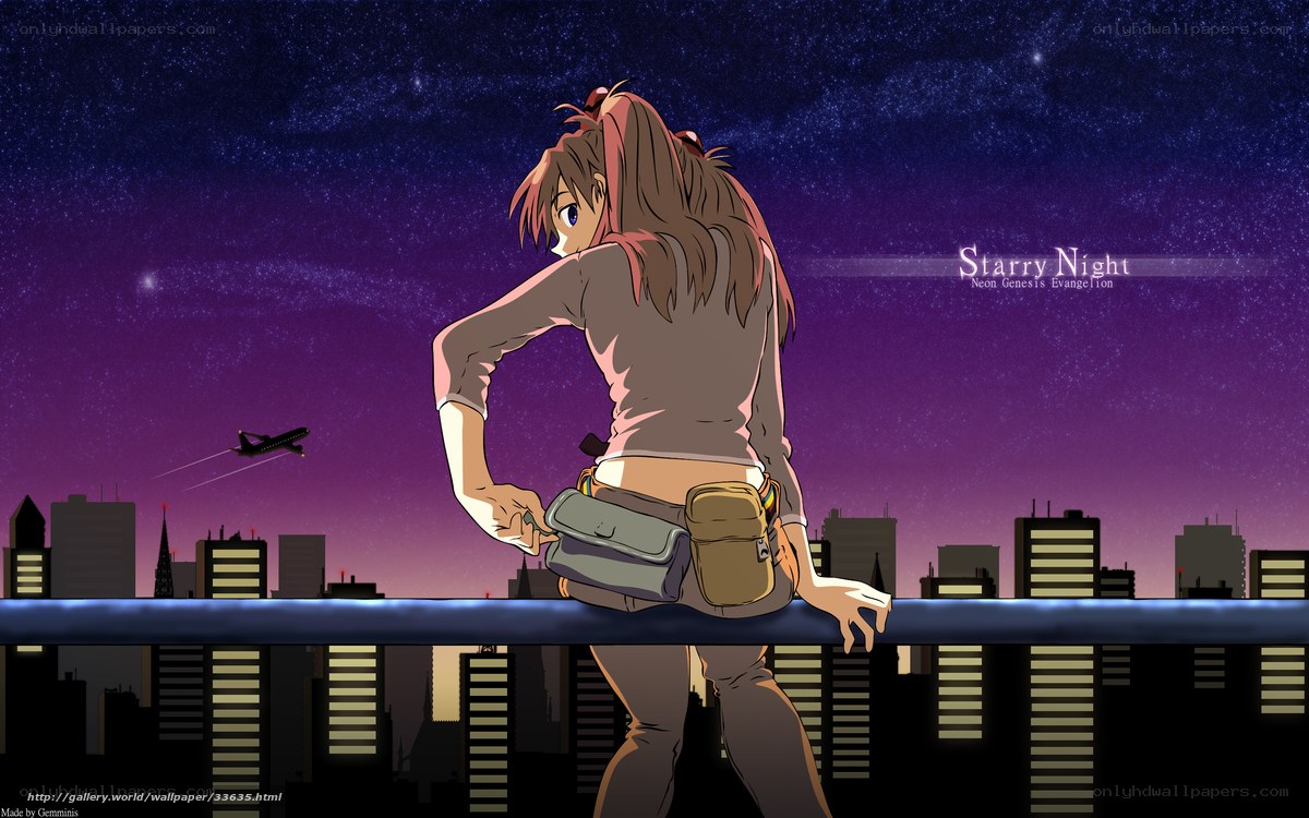Starry Night in Neon Genesis
