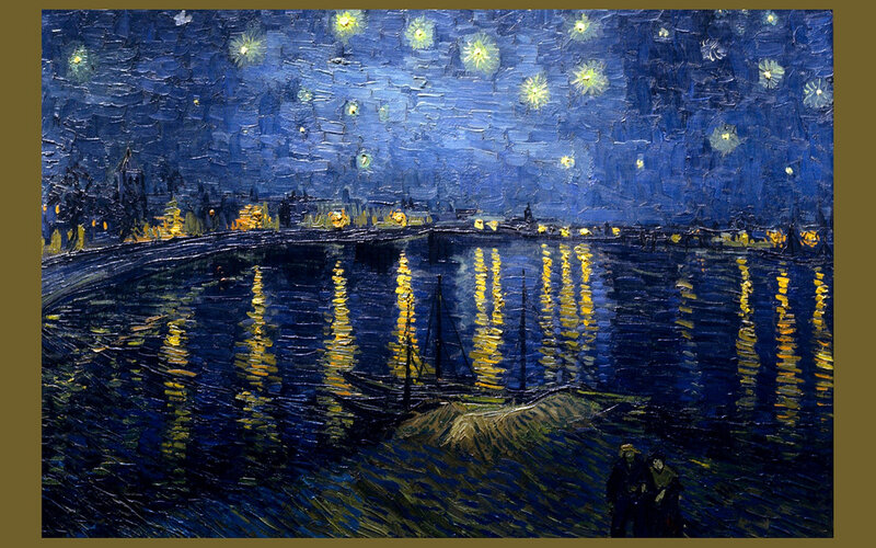 Starry Night over River