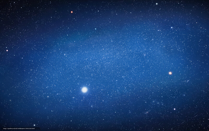 Starry night sky