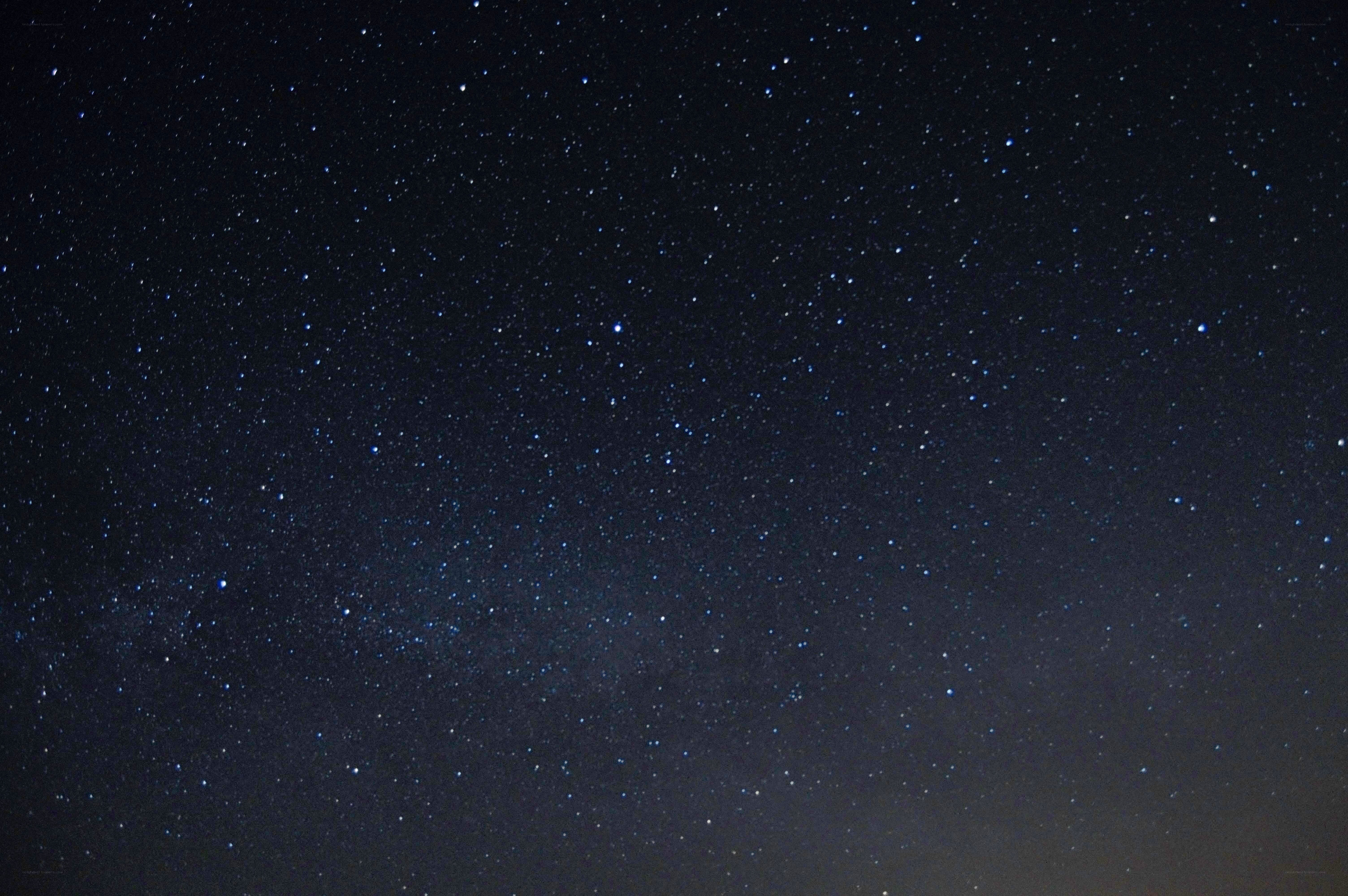 Starry night sky