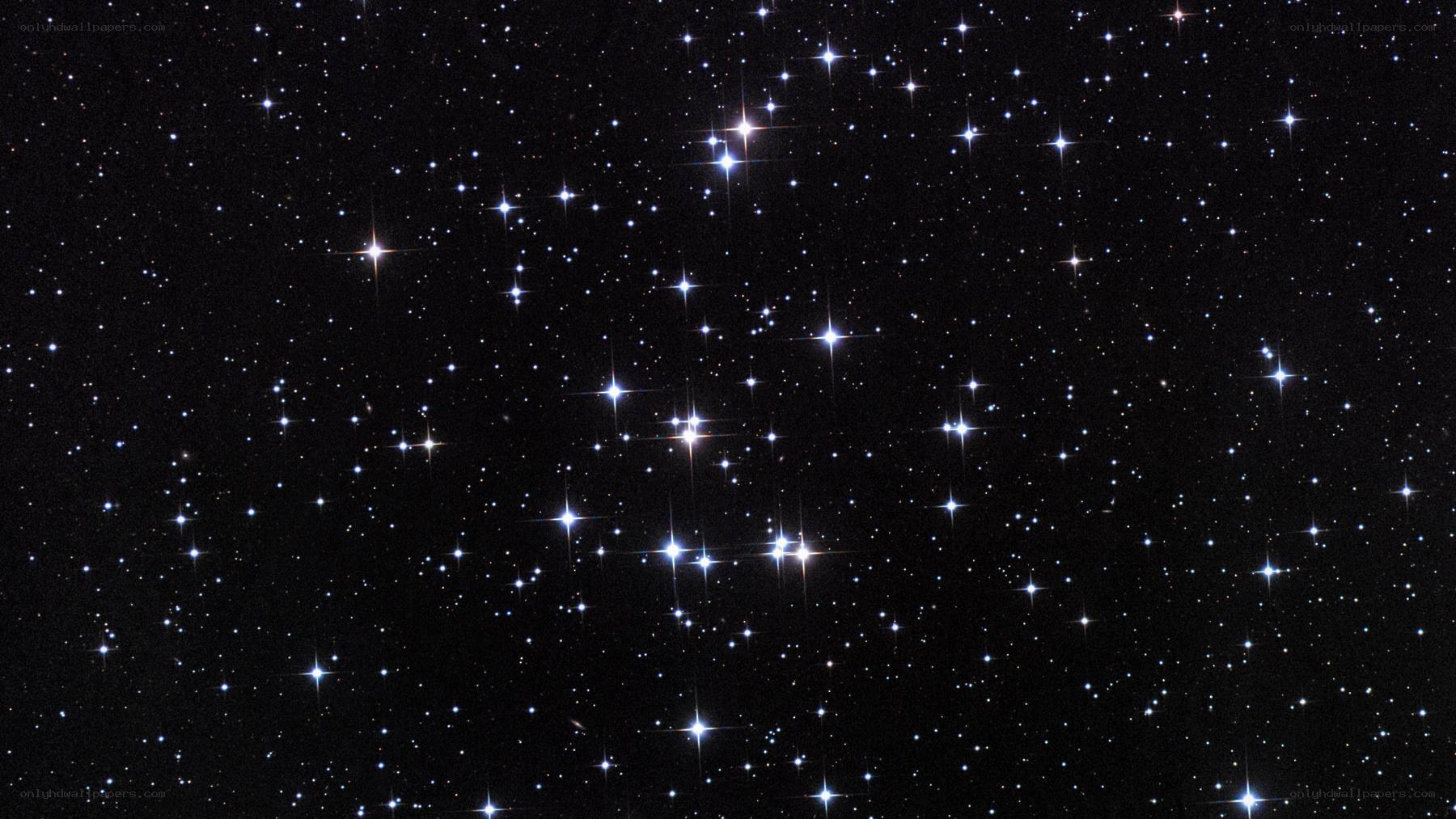 Starry night sky