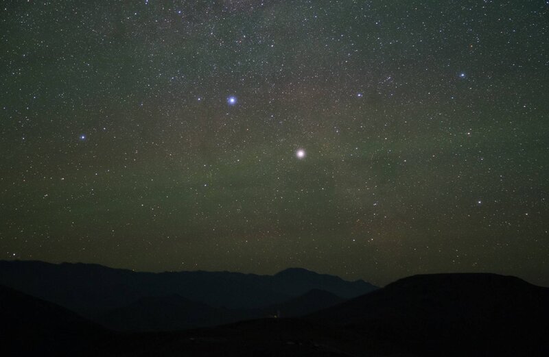 Starry Night Sky — Black, Serene, Photograph