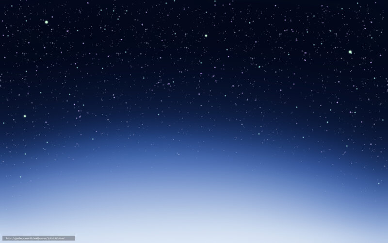 Starry night sky gradient
