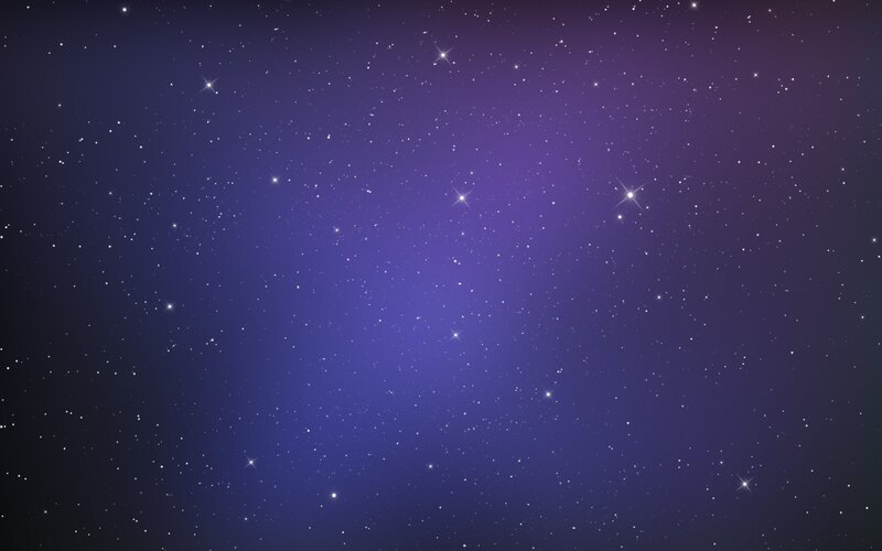 Starry night sky