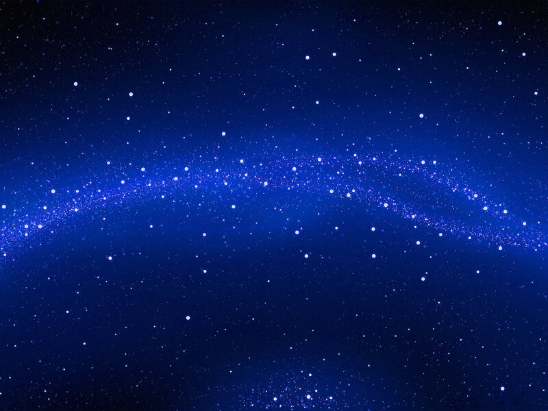 starry night sky with galaxy