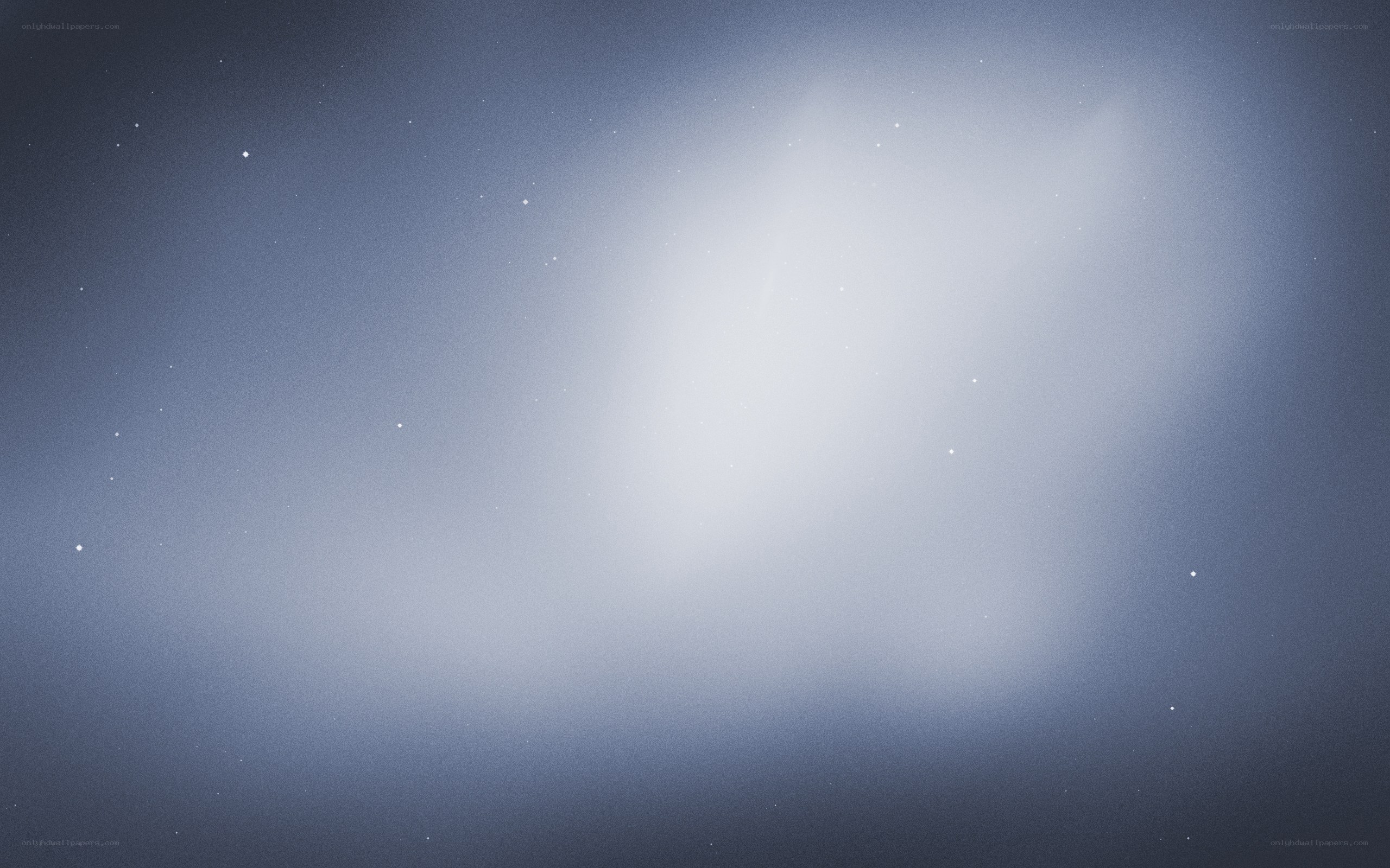 starry night sky with nebula