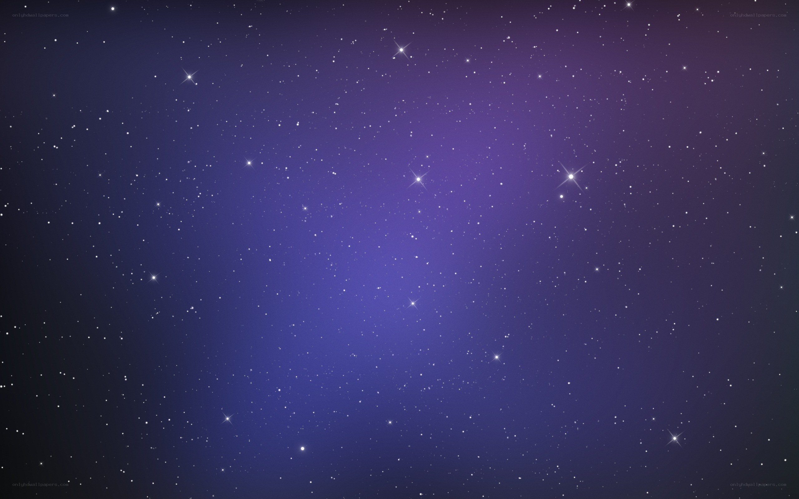 Starry night sky