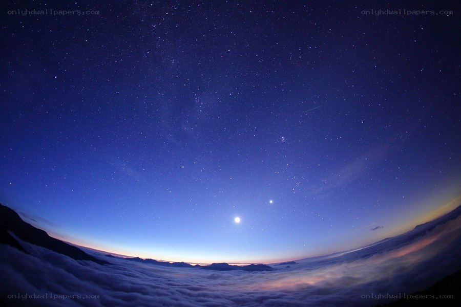 Stars above the clouds