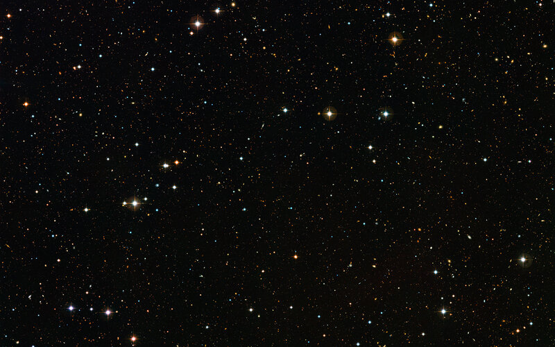 Stars and Galaxies in Space — Black