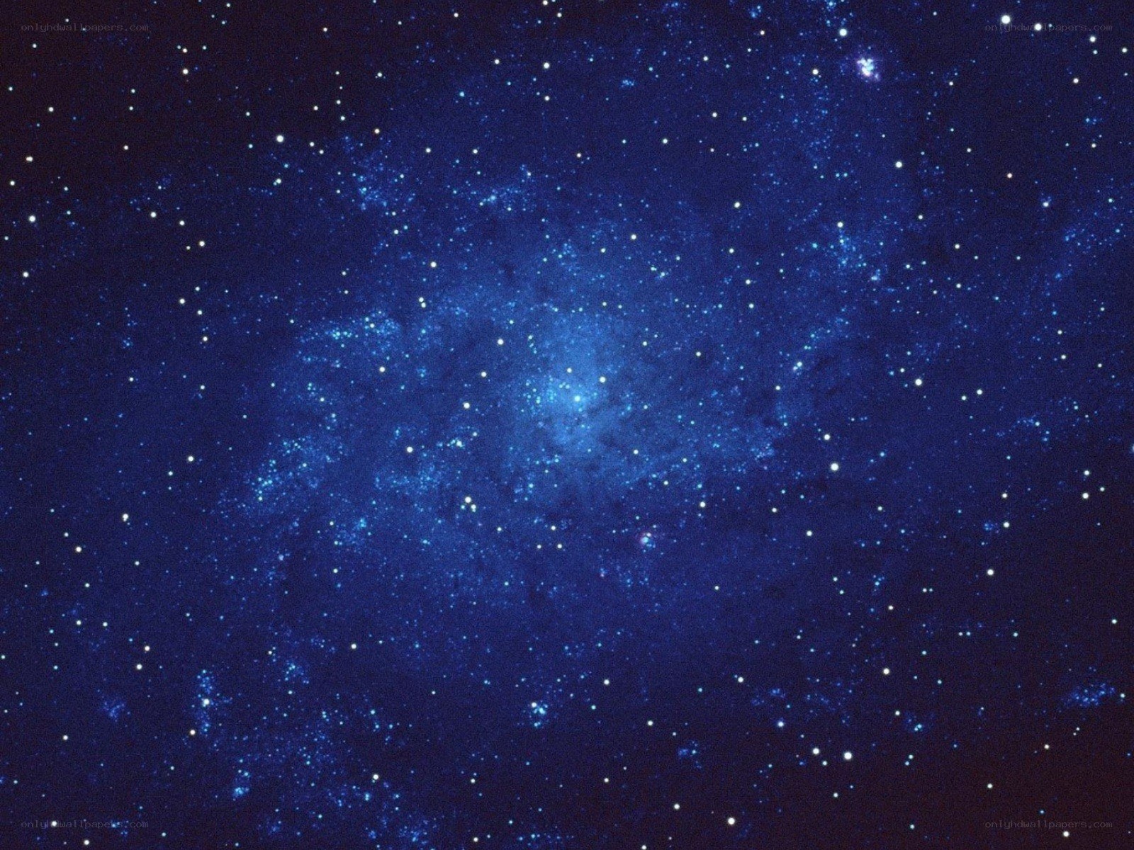 Stars and nebula in deep space