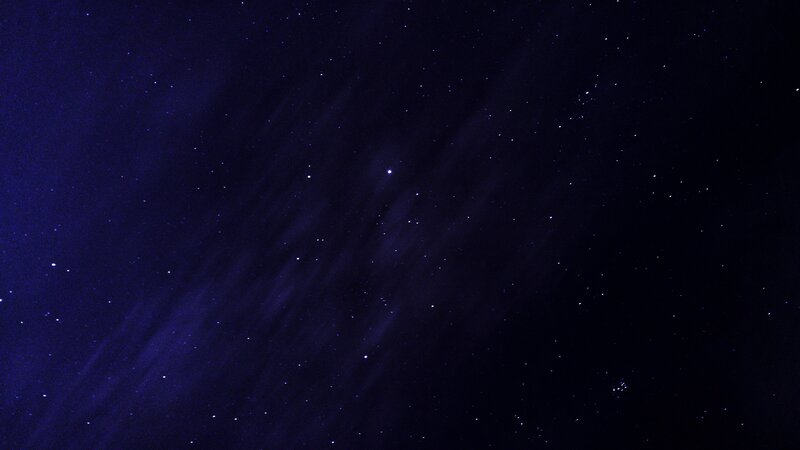 Stars and Nebula in Night Sky