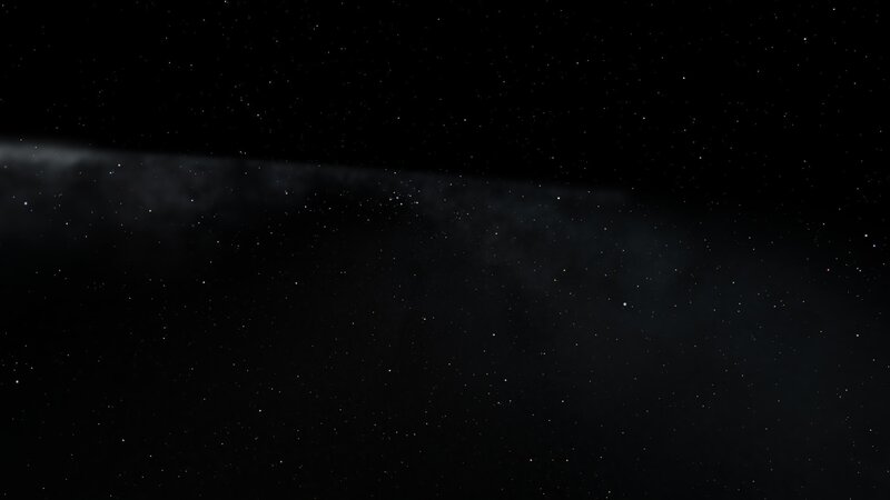 Stars and Nebula in Space — Black, Cosmic