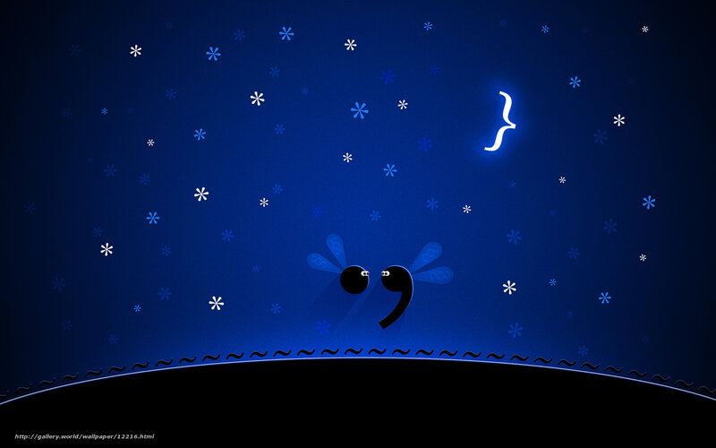 Stars and punctuation characters