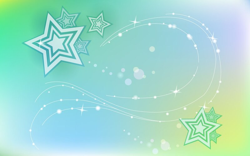Stars and Sparkles — Green