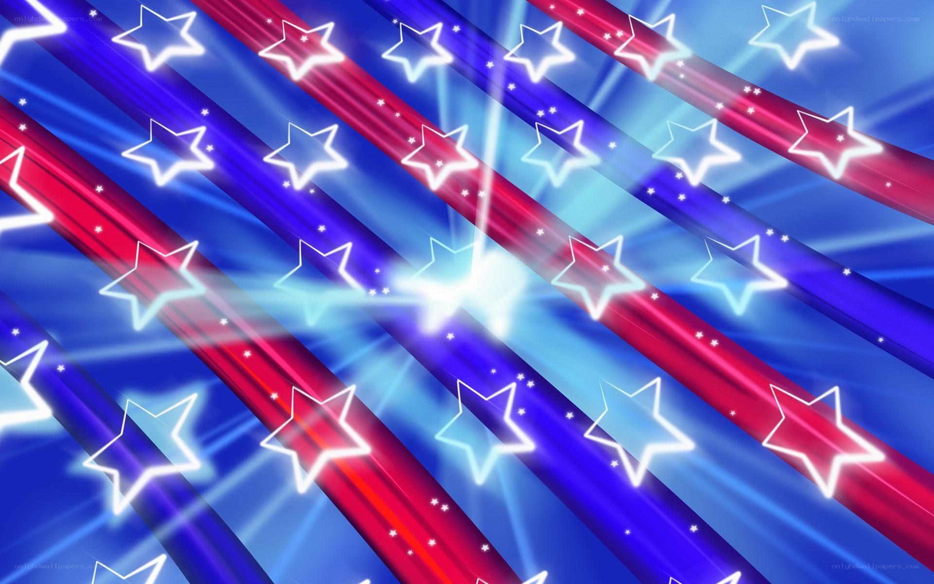 Stars and stripes background