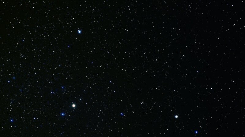 Stars in Night Sky — Black, Photograph