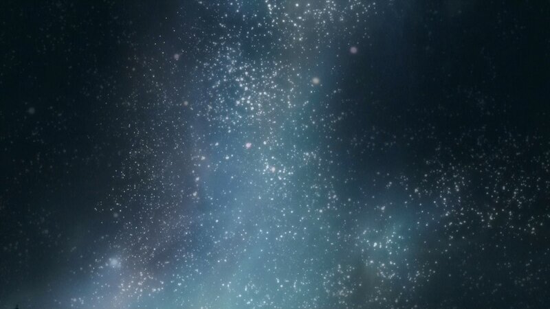 Stars in Night Sky — Blue, Serene, Digital Art, Space