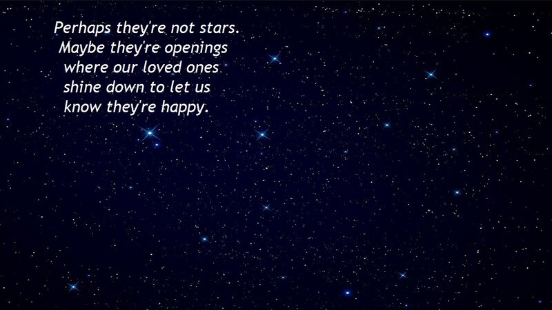Stars in Night Sky — Blue, Serene