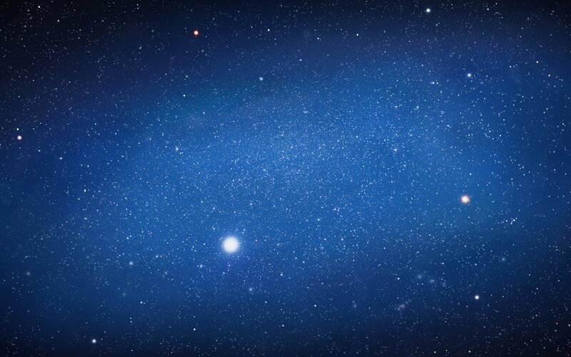 Stars in Night Sky — Photograph