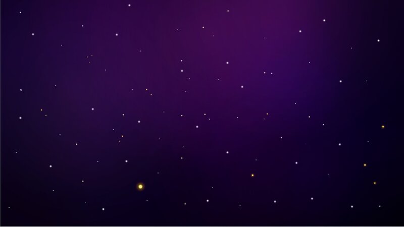 Stars in Purple Sky — Serene, Night