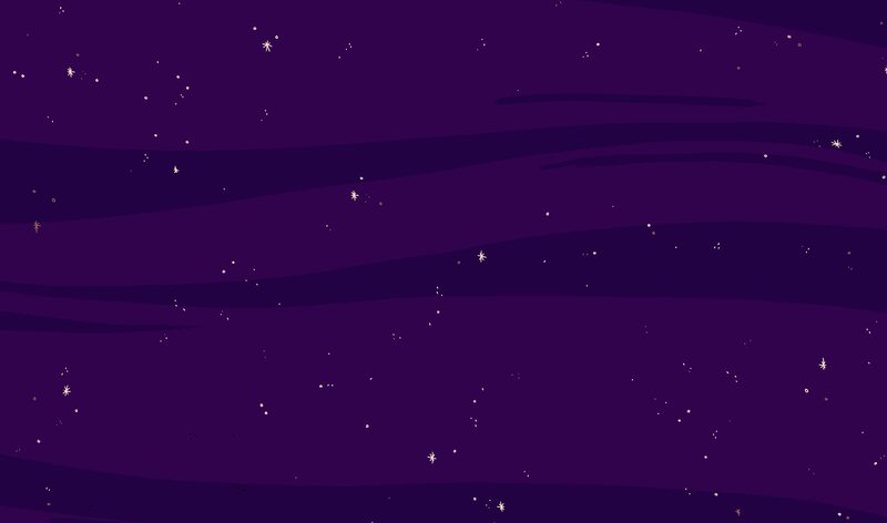 Stars in Purple Sky — Serene