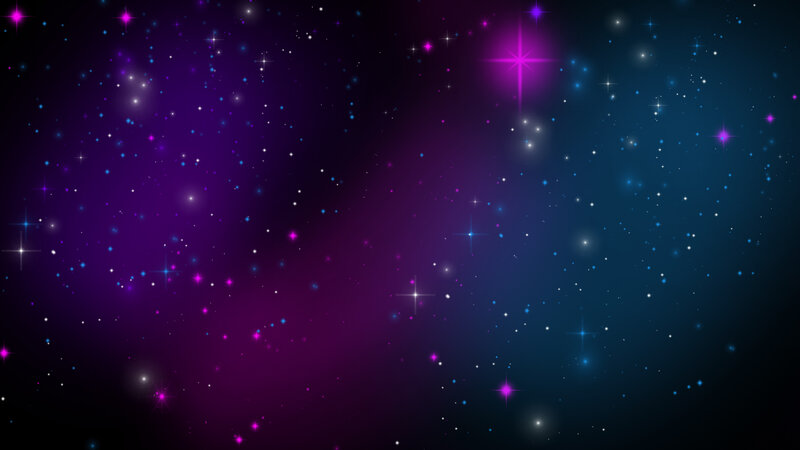 Stars in Space — Purple, Cosmic