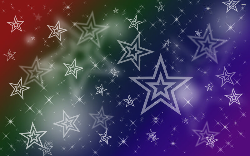 Stars on Gradient Background