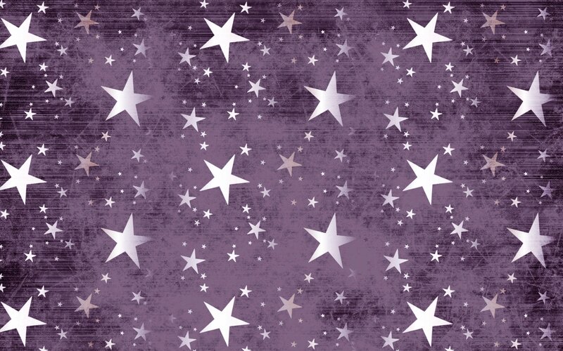 Stars on Purple Background — Calm, Night