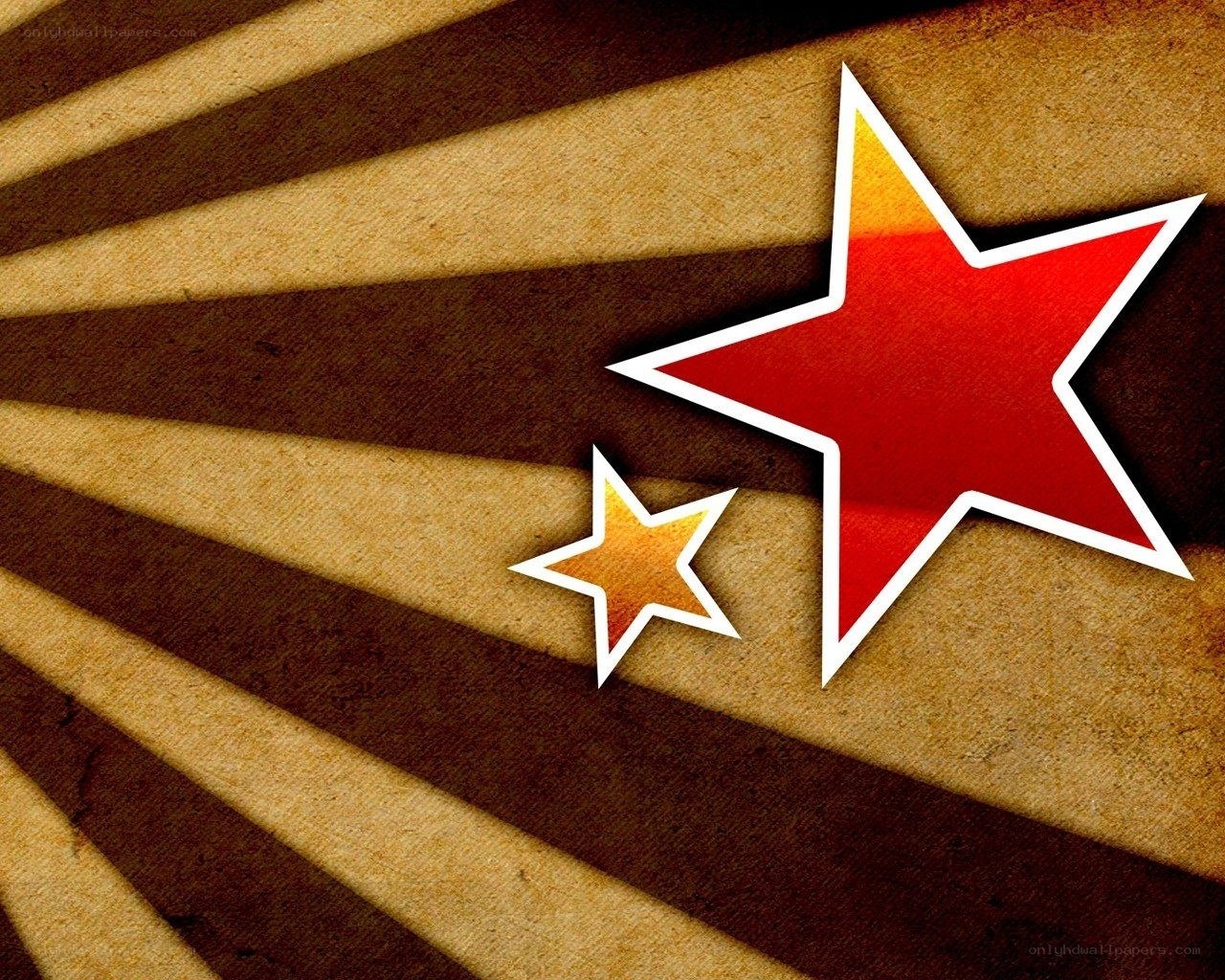 Stars on textured background